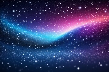 Obraz premium a close up of a colorful galaxy with stars and a blurry background