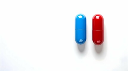 Choice Concept: Red Pill vs. Blue Pill