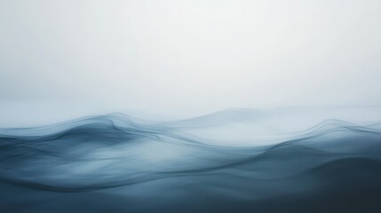 Obraz premium Abstract foggy gradient with layered blur effects, creating a surreal and modern atmosphere