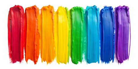 colorful watercolor brush strokes