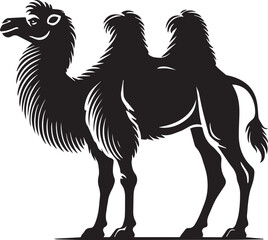 camel cartoon illustration, camel silhouette vector, camel logo vector, camel vector icon, camel silhouette vector isolated on white background
