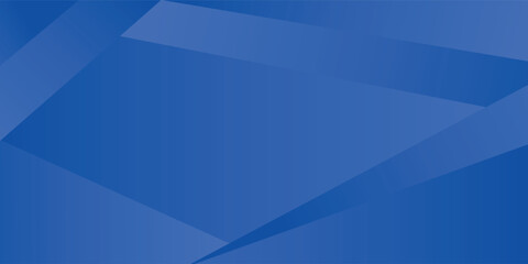 Abstract blue geometric background. smooth color gradation. dynamic and sport banner concept vector illustration