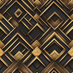 Seamless Elegant gold and black background texture with glossy finish ideal for luxury themes and modern design projects