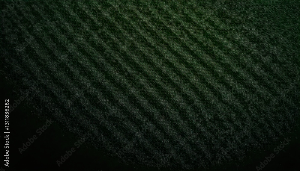 Poster dark green textured fabric background with subtle gradient, perfect for design projects, branding, p