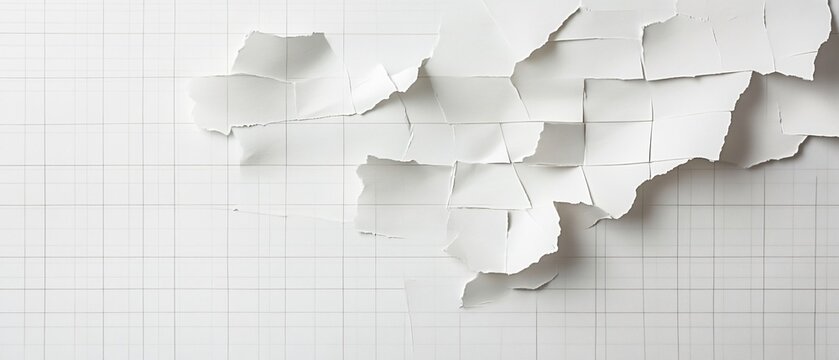 White Graphing Paper Wood Angle Pattern T-square Image