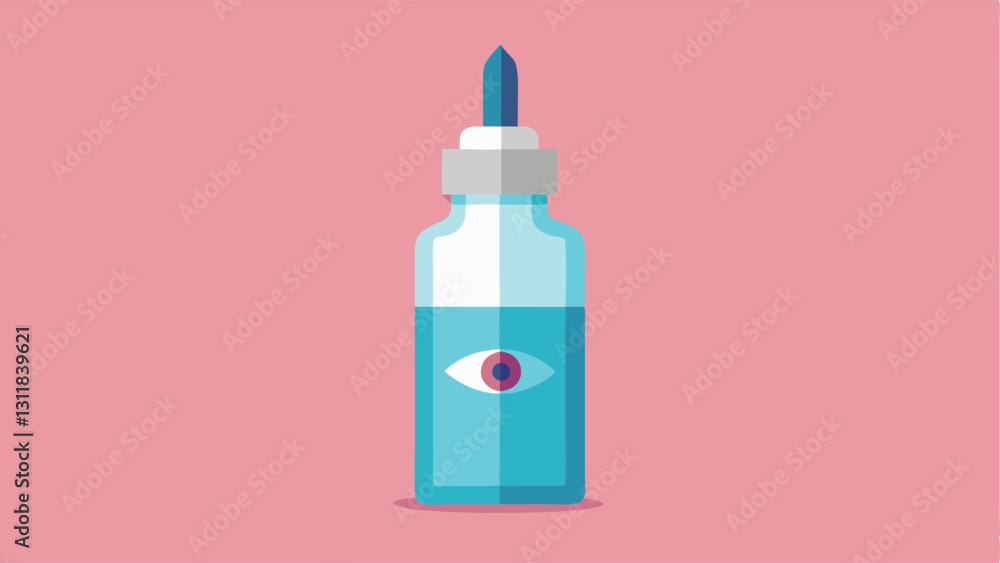 Poster sleek bottle design a modern elongated serum bottle with a dropper top featuring a soft gradient col