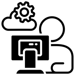 Work Cloud Icon