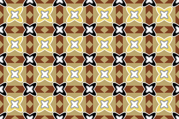 Seamless pattern with brown tone. Design for tile, carpet, cover, wallpaper, wrapping paper, fabric, clothing, bag, and decoration.
