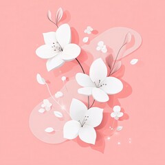Professional Christmas Aesthetic Floral Greeting Card Design