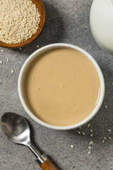 Homemade Organic Tahini Paste Sauce