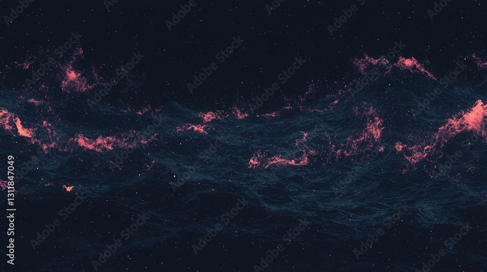 Poster image depicting a dynamic abstract energy setting as a backdrop