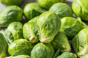 Organic Green Raw Brussel Sprouts