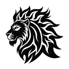 lion head vector