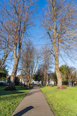 View of Canterbury, a small town in southeast England	