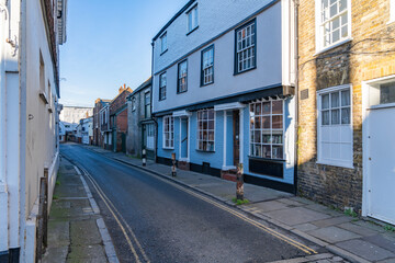 View of Canterbury, a small town in southeast England	