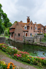 View of Canterbury, a small town in southeast England	