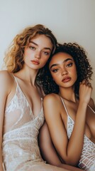 Obraz premium The comfortable shapewear conveys a relaxed and comfortable feeling. The overall picture makes people feel comfortable and confident, as if wearing it can instantly relax the body and mind.