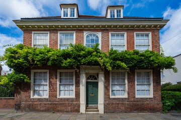 View of Canterbury, a small town in southeast England	