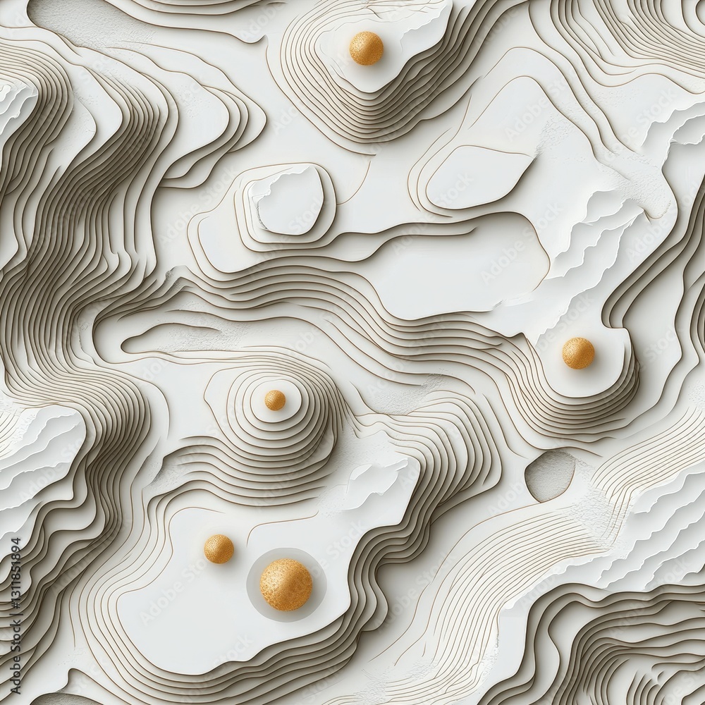 Poster seamless elegant white and gold abstract background featuring soft textures and subtle patterns for 