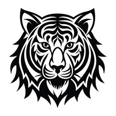 tiger head vector