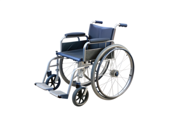 wheelchair isolated on white background