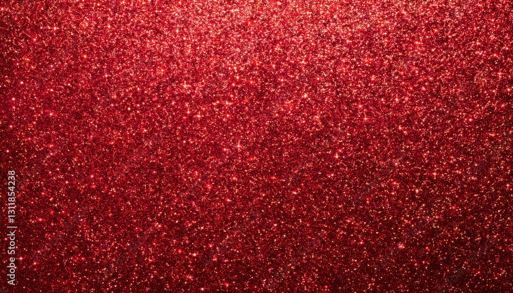 Poster shimmering red glitter texture with sparkling bokeh effect, festive luxury background for holiday de