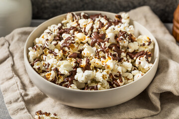 Homemade Chocolate Covered Popcorn