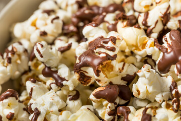 Homemade Chocolate Covered Popcorn