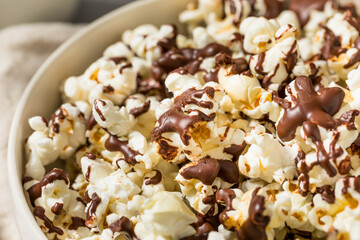 Homemade Chocolate Covered Popcorn