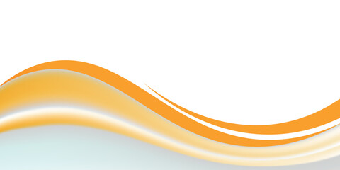 Abstract orange banner background. Graphic design banner pattern background template with dynamic curve shapes. vector illustration