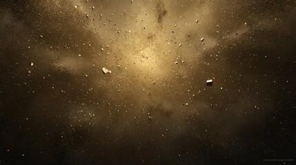 Obraz premium Golden Dust Explosion Abstract Background Texture