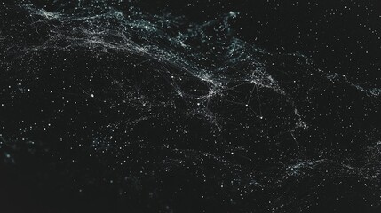 High-tech geometric and connection system forms the background