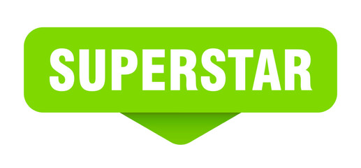 superstar sticker. superstar sign on transparent background