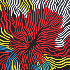 Abstract Colorful Lines