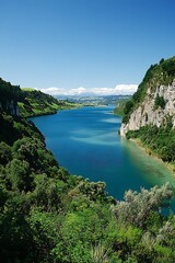 Scenic Lake Valley Overlook