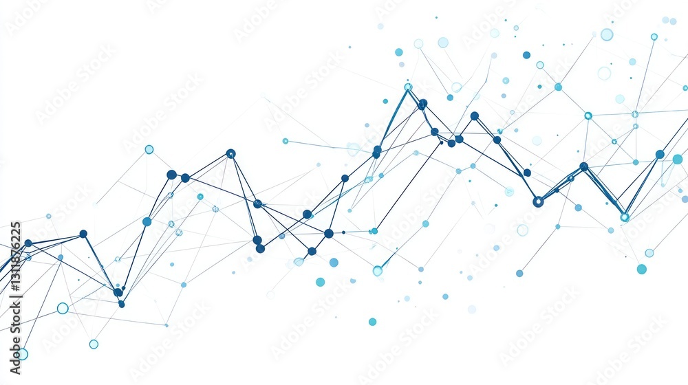 Poster abstract data visualization, network connectivity, technology background, graphic design, possible u