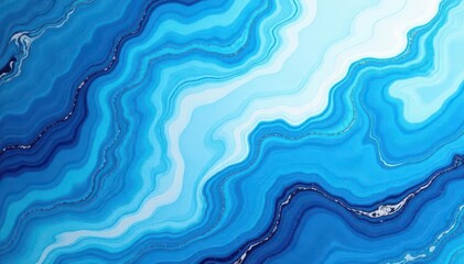 Fototapeta premium Abstract swirling blue and white marble texture , design, luxury, art