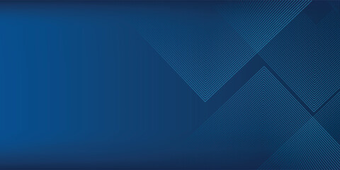 Obraz premium Dark blue background. Modern lines curves abstract presentation background. Luxury paper cut background.