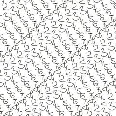 Obraz premium Digital texture or numbers from one to eight.
