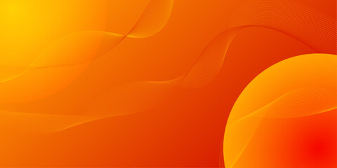abstract orange background with waves