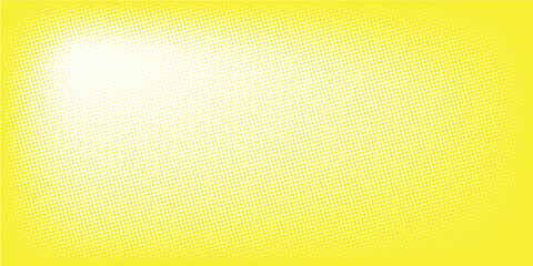 Fototapeta premium Yellow and black backdrop with dot halftone pattern element. Abstract brush grunge background. retro comic concept for your graphic design, banner or poster.