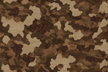 a close up of a camouflage pattern with a brown background