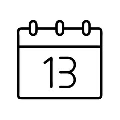 calendar icon, calendar line art - simple line art of calendar, perfect for calendar logos and icons