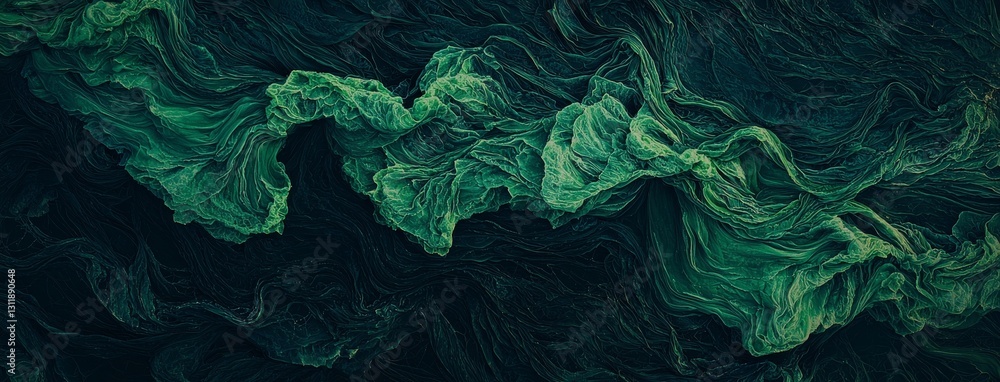Poster dark green blue grainy gradient background black abstract backdrop noise texture webpage header wide