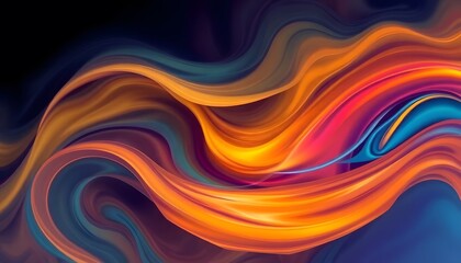 Abstract Colorful Swirls