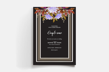 BRIDAL SHOWER FLORAL INVITATION TEMPLATE