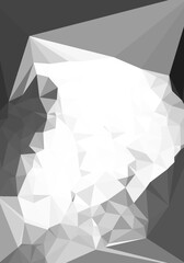 Fototapeta premium A Crystal Ice Diamond Wallpaper Design with Textured Shapes and Colorful Concepts