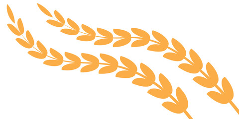 Collection of tropical leaves, yellow foliage plants on space background. vector ilustration © ilham