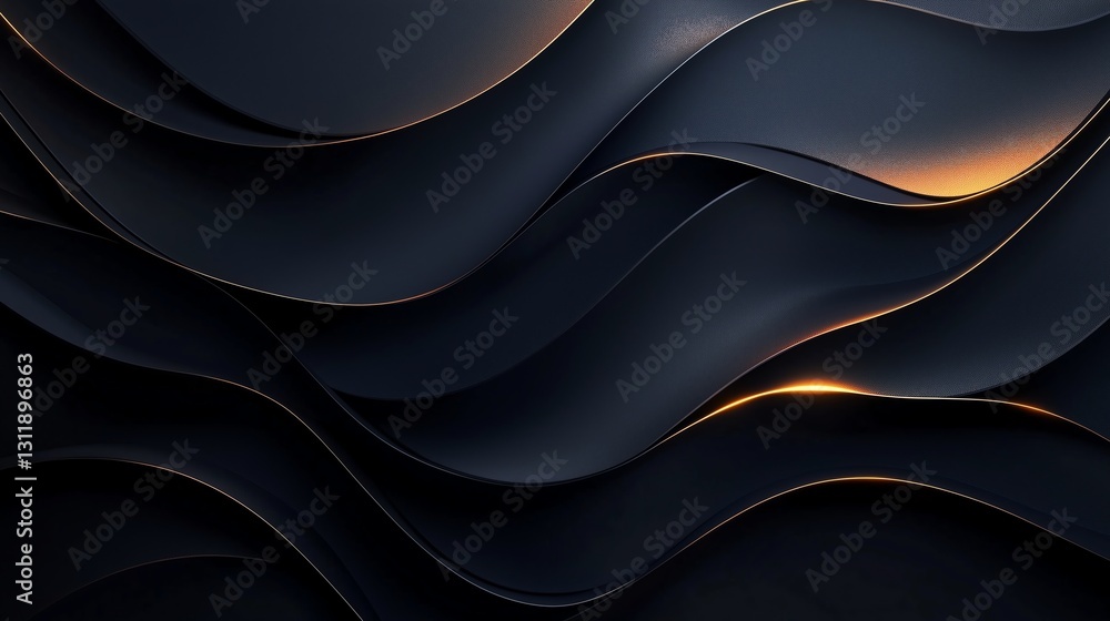 Poster minimalist elegant dark background with soft lighting effects, smooth subtle gradient creating a pre