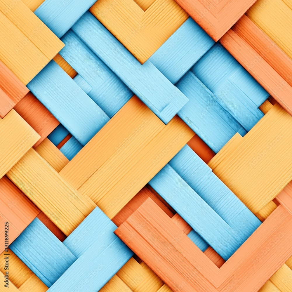 Poster seamless a colorful pattern featuring a beautiful array of shapes and hues that captivates the eye w